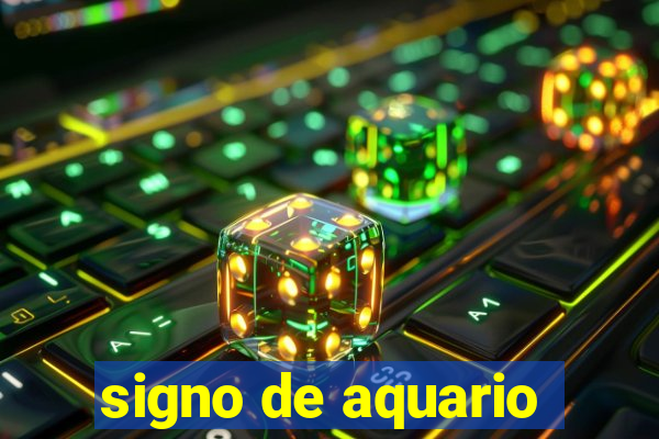 signo de aquario